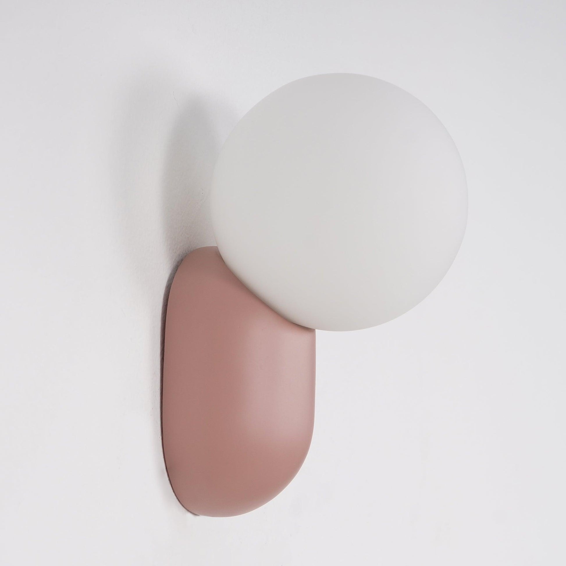 Lunara Minimalist Globe Wall Sconce - Lamp Copper