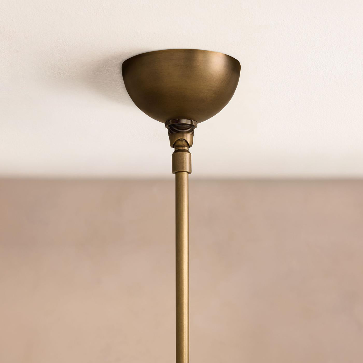 Xenon Vintage Industrial Brass Metal Alabaster Chandelier - Lamp Copper