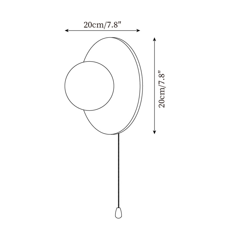 Olyne Wooden Wall Lamp - Lamp Copper