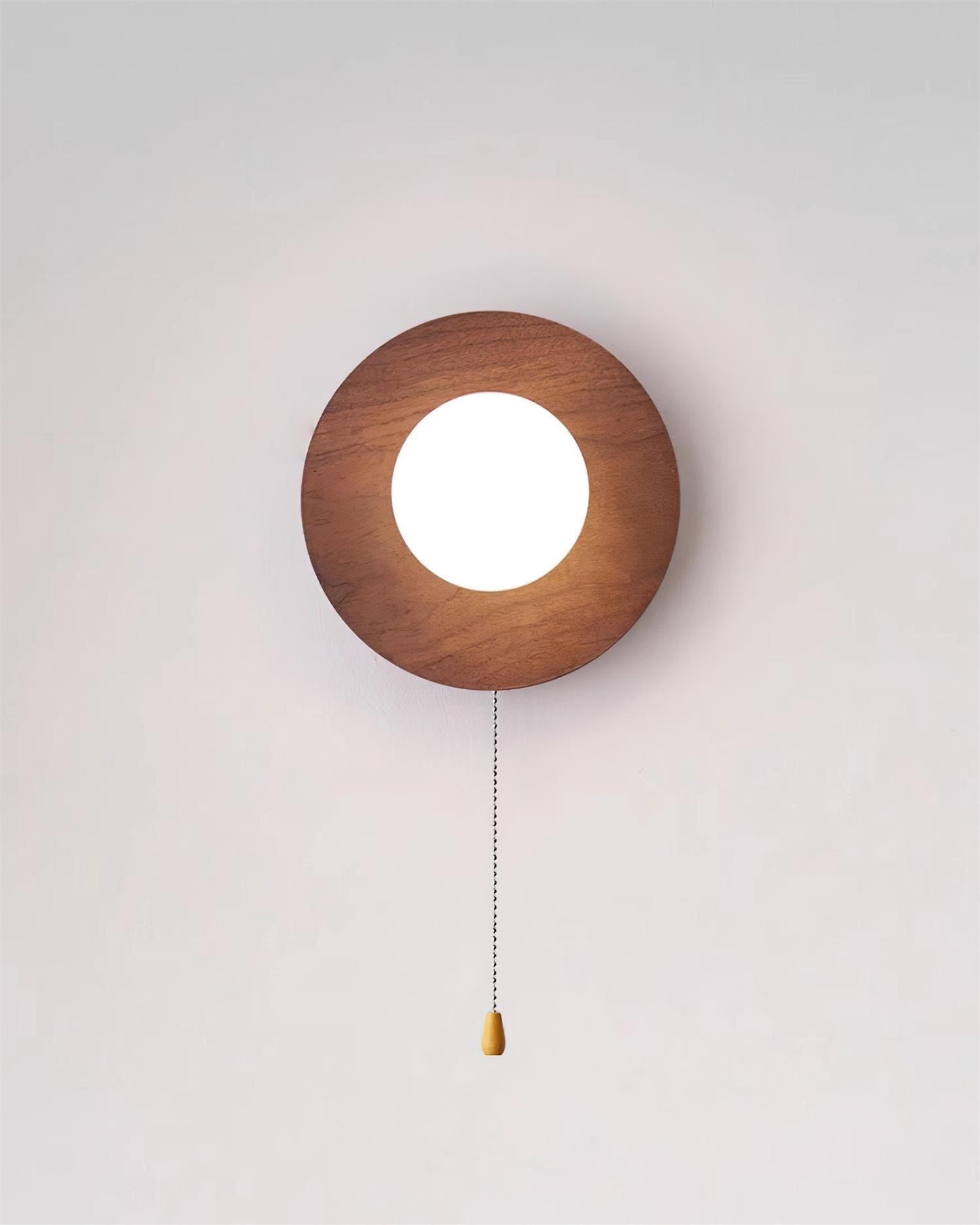 Olyne Wooden Wall Lamp - Lamp Copper