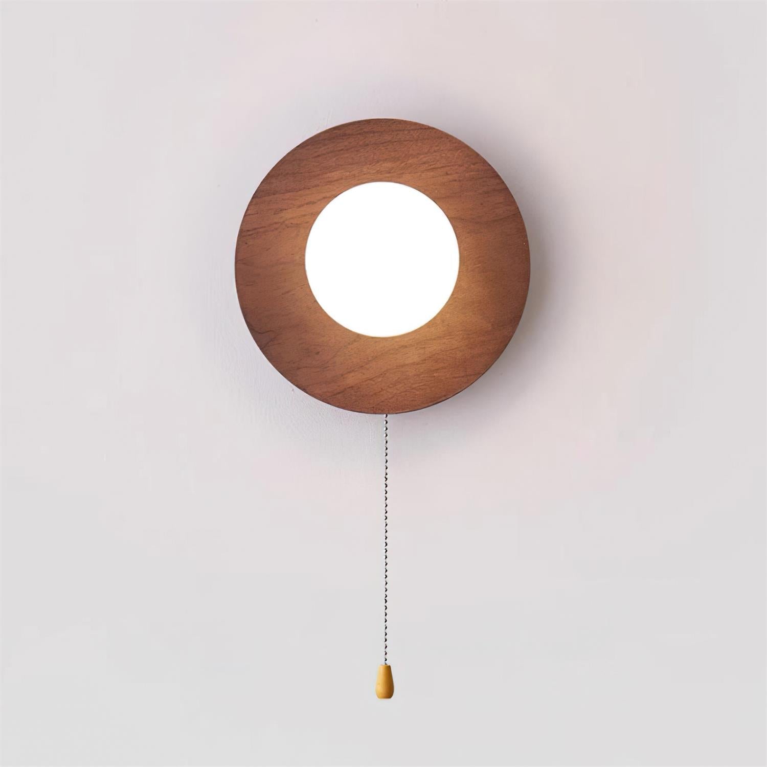 Olyne Wooden Wall Lamp - Lamp Copper