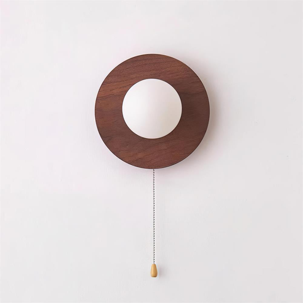 Olyne Wooden Wall Lamp - Lamp Copper