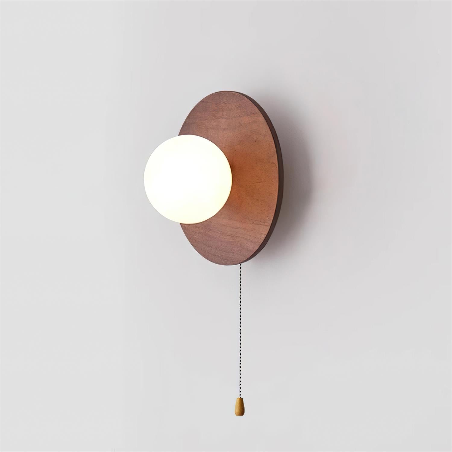 Olyne Wooden Wall Lamp - Lamp Copper