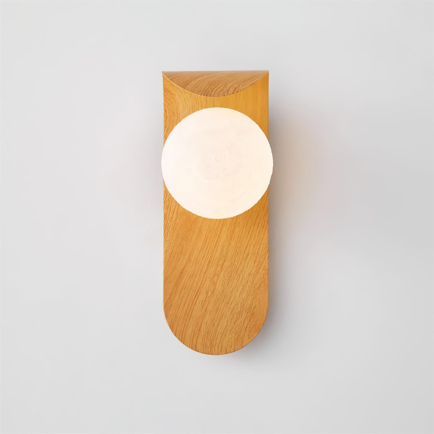 Exuro Indoor Wall Lamp Wood / Walnut - Lamp Copper