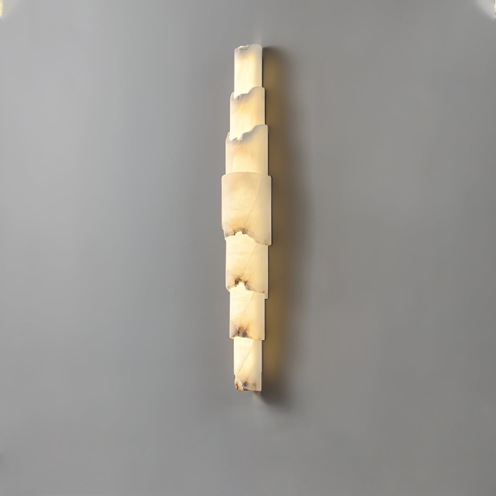 Elara Multi-layer Alabaster Wall Light - Lamp Copper