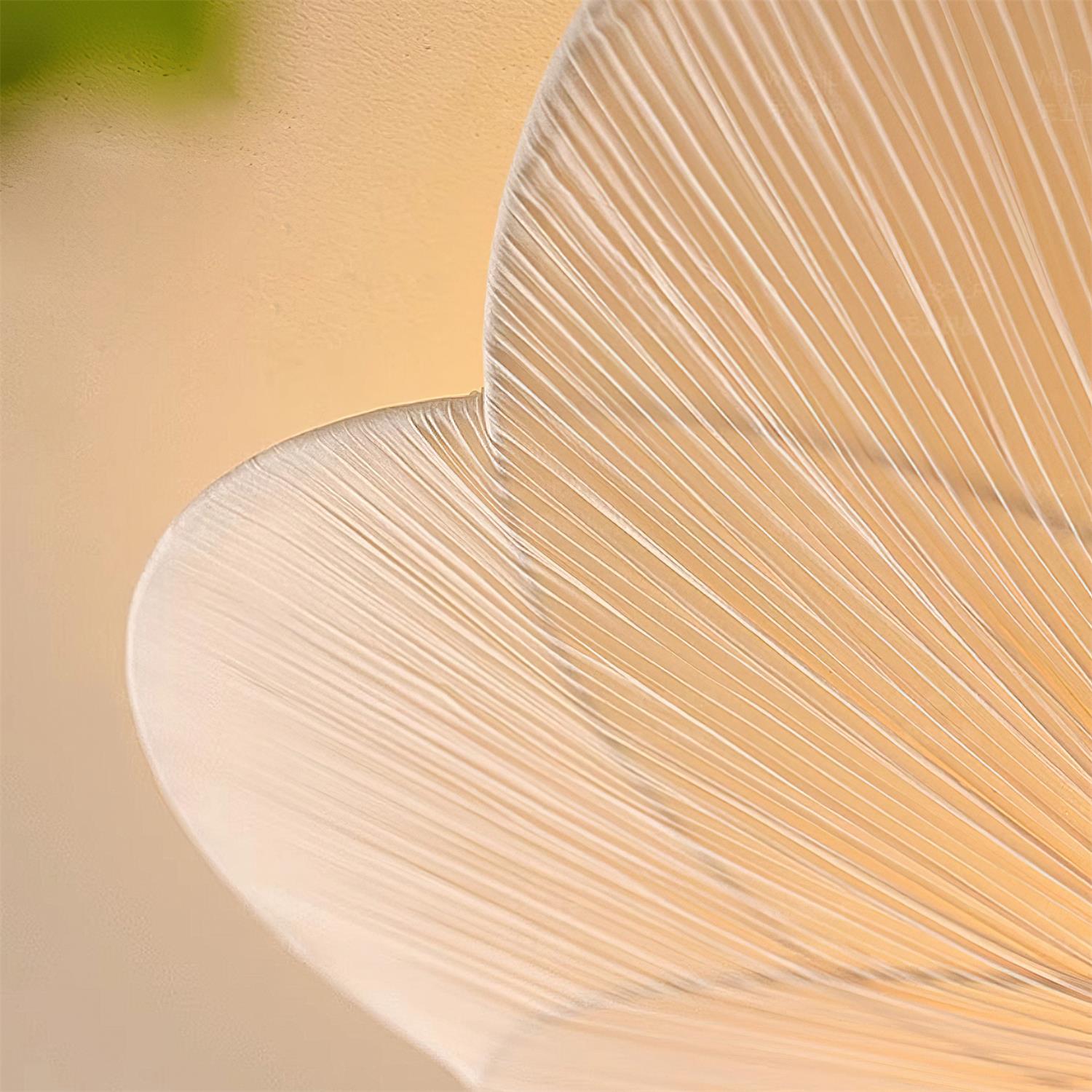 Evola Petal-Inspired Flush Mount Ceiling Light - Lamp Copper