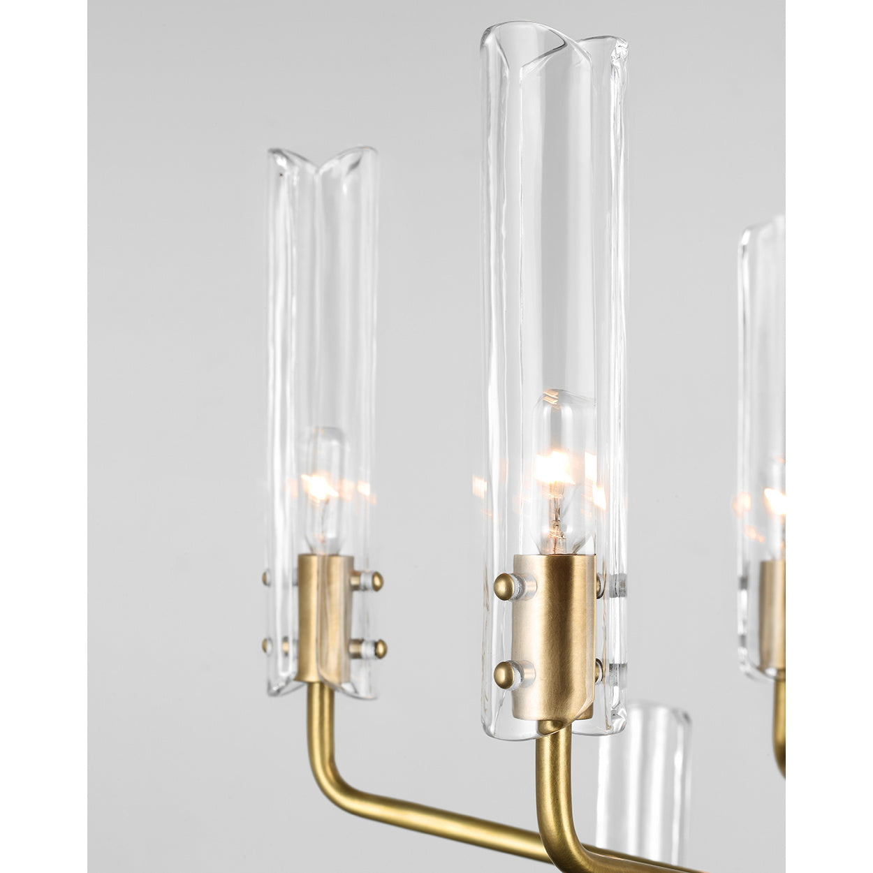 Cetalan Traditional Premium Metal Glass Chandelier - Lamp Copper