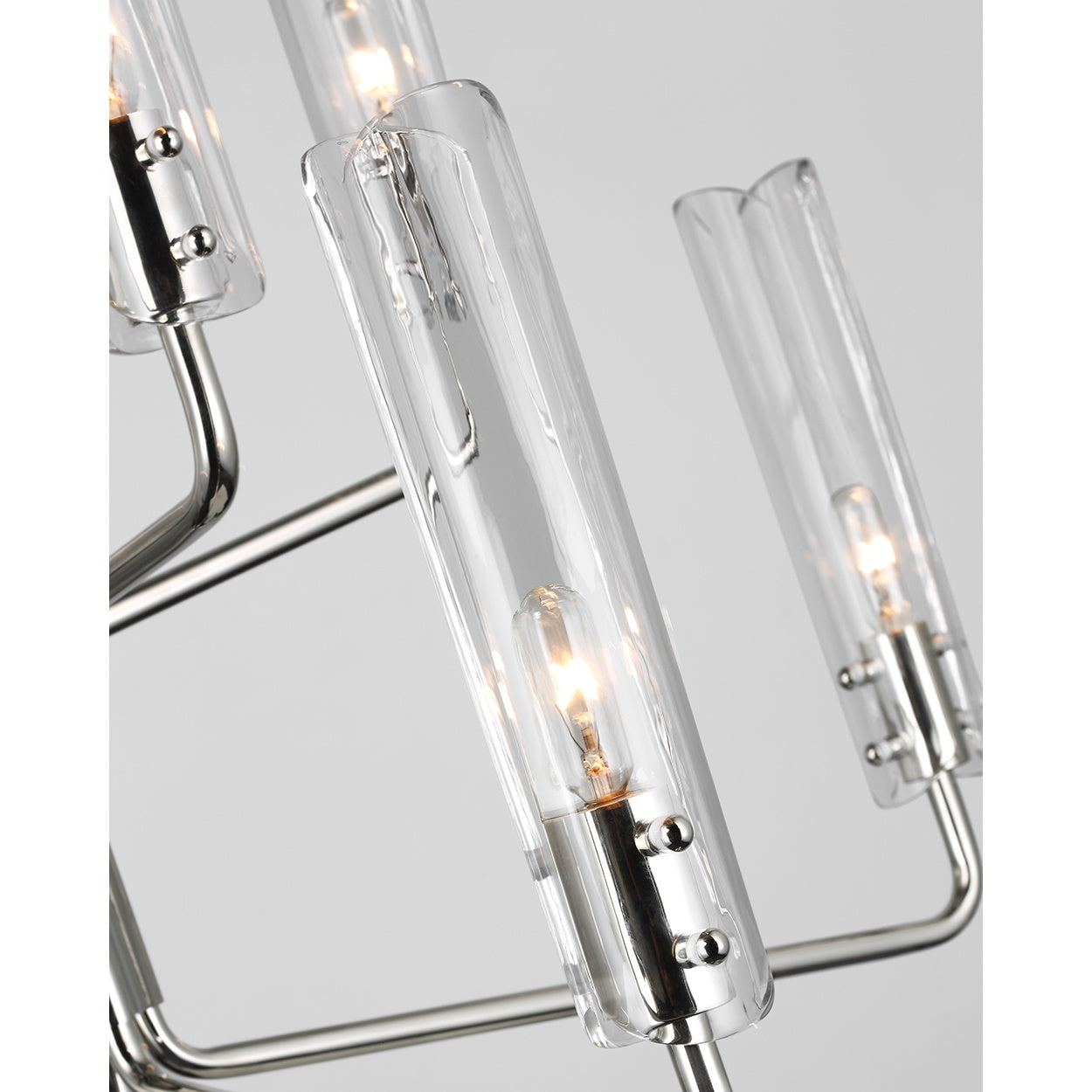 Cetalan Traditional Premium Metal Glass Chandelier - Lamp Copper