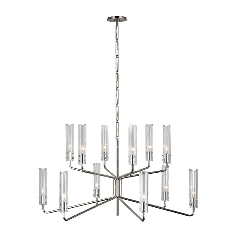 Cetalan Traditional Premium Metal Glass Chandelier - Lamp Copper