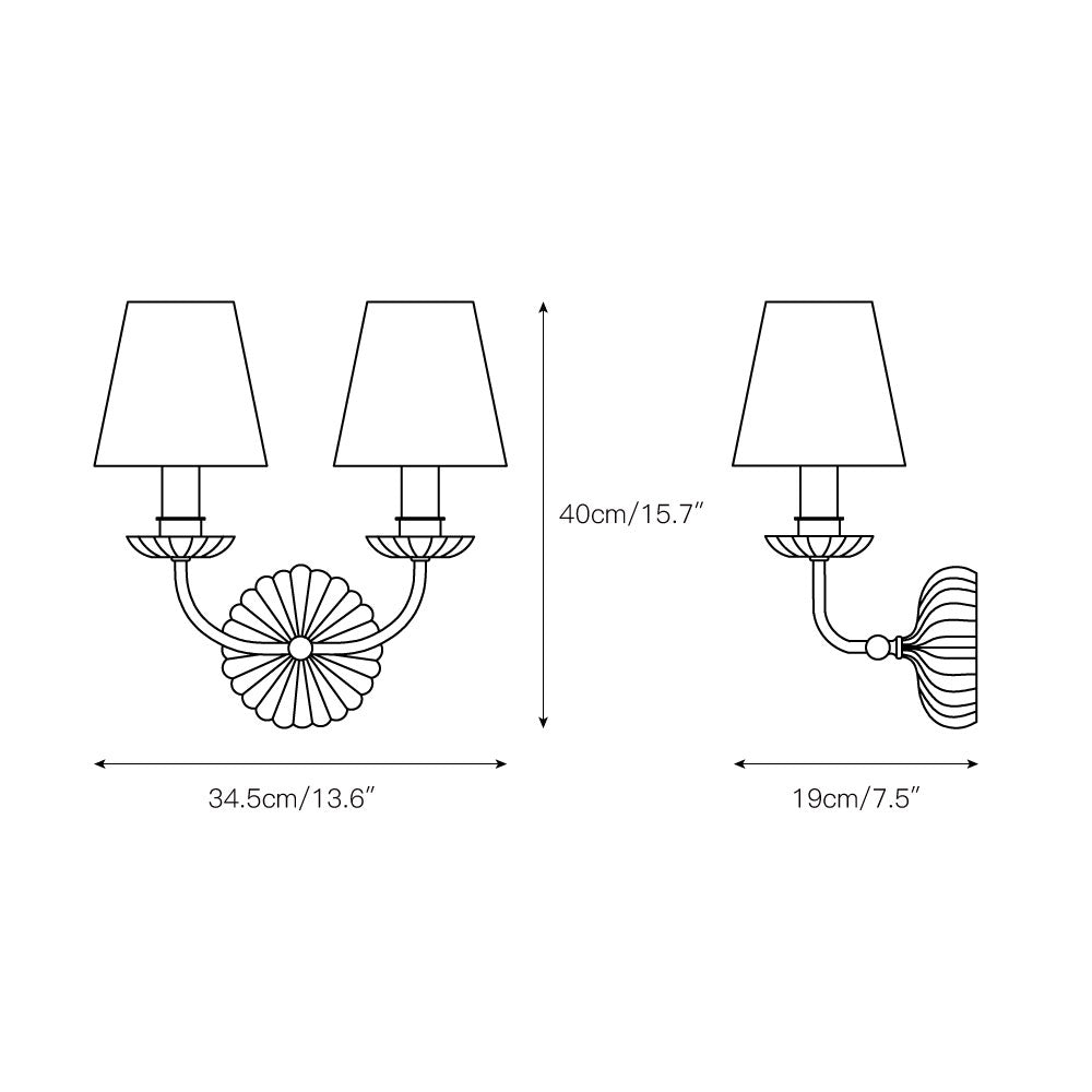 Versailles Wall Lamp - Lamp Copper