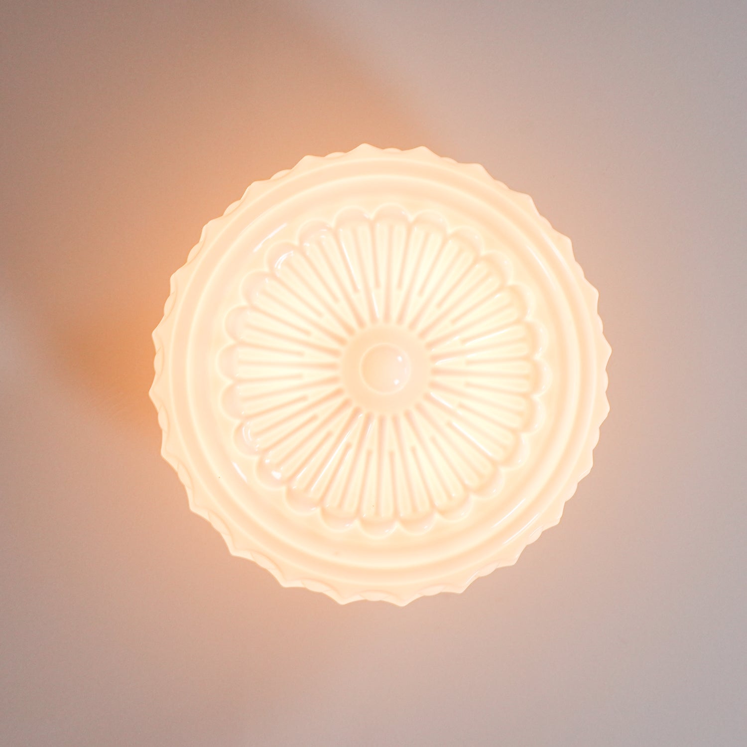 Elena Glass Ceiling Light - Lamp Copper