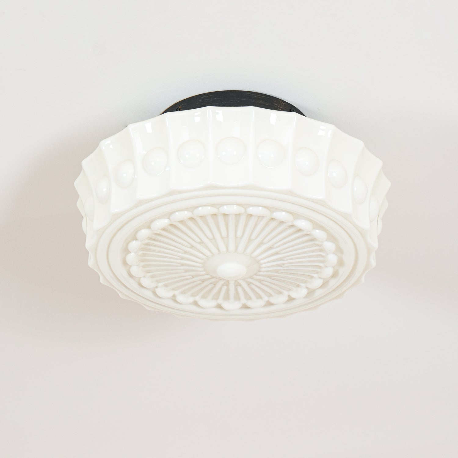 Elena Glass Ceiling Light - Lamp Copper