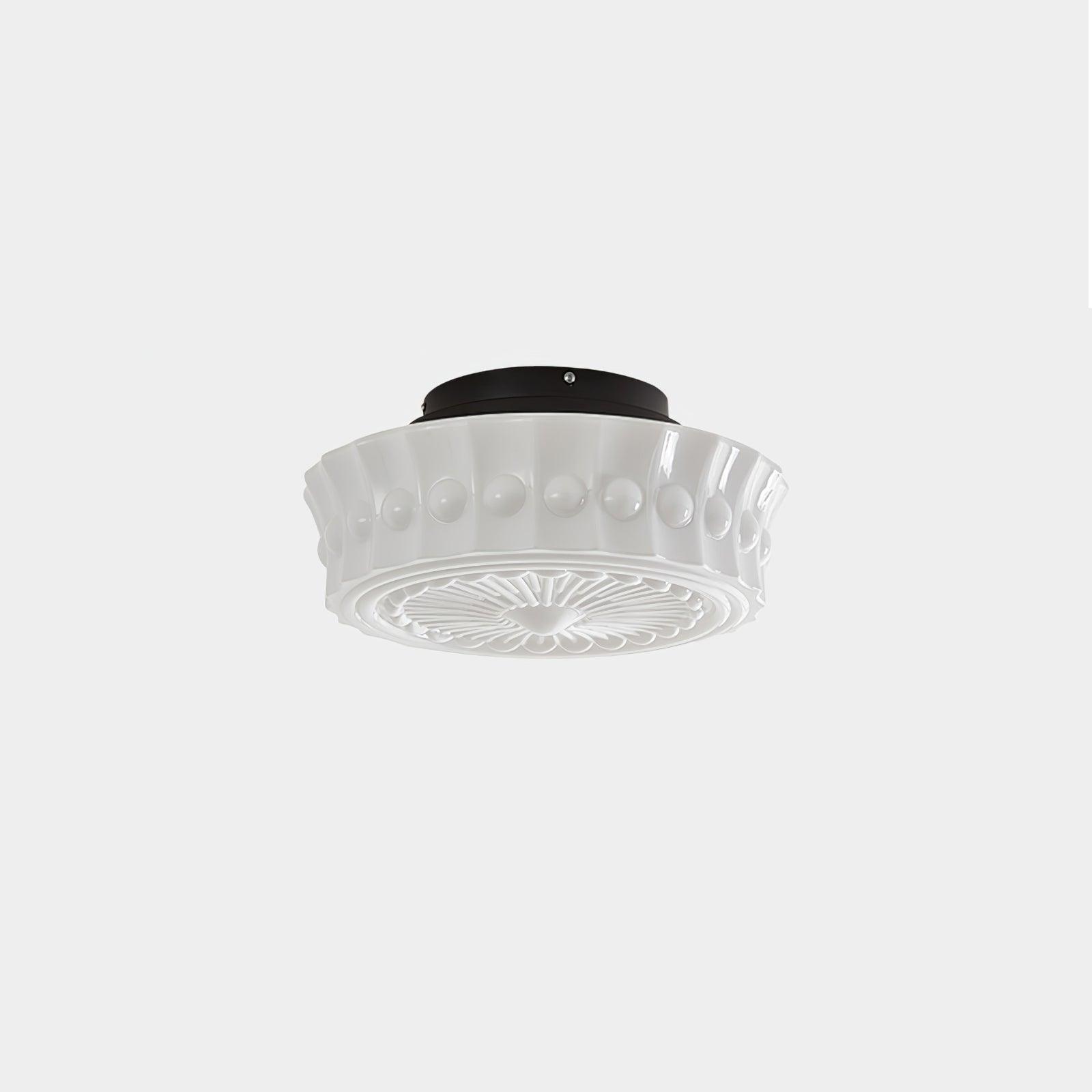 Elena Glass Ceiling Light - Lamp Copper