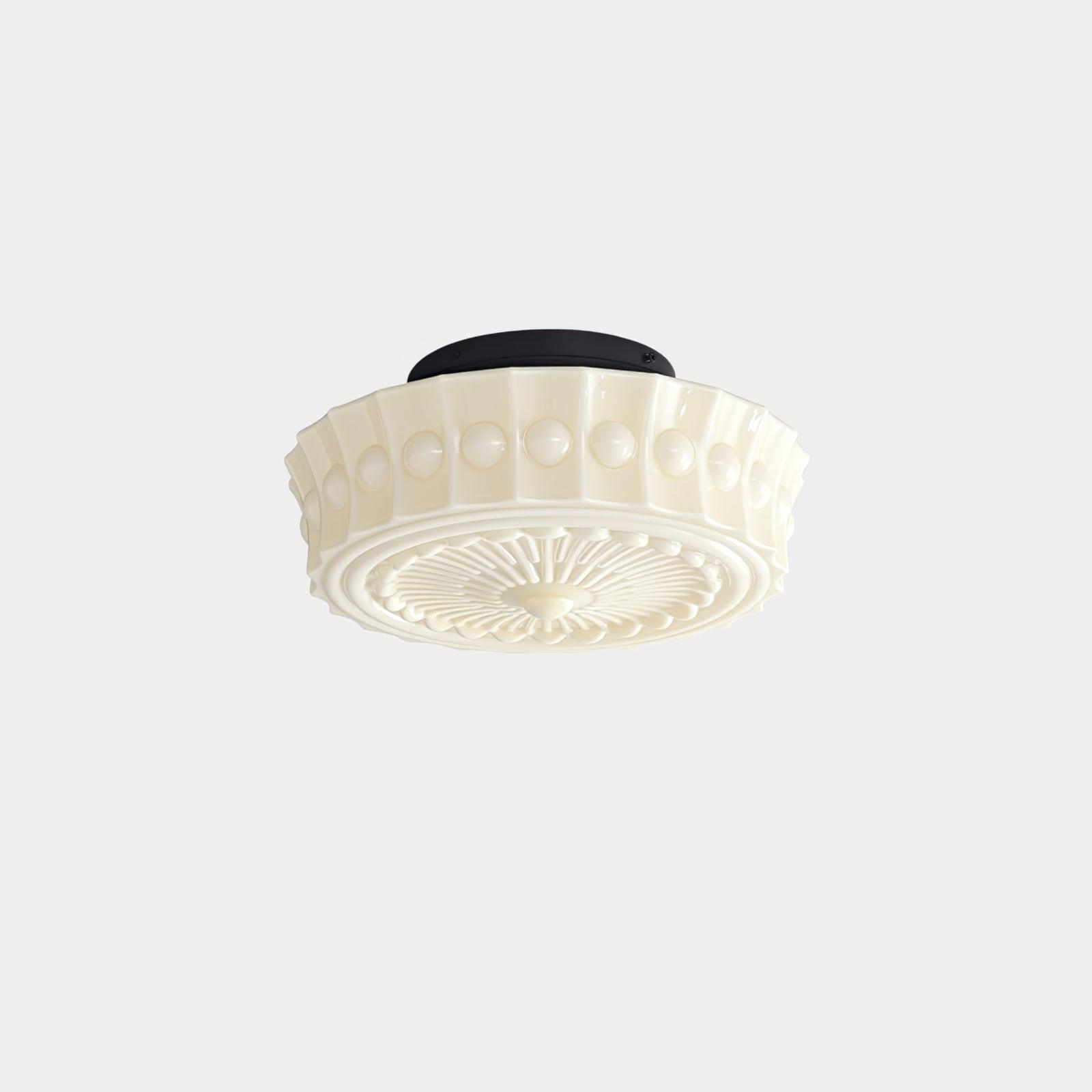 Elena Glass Ceiling Light - Lamp Copper