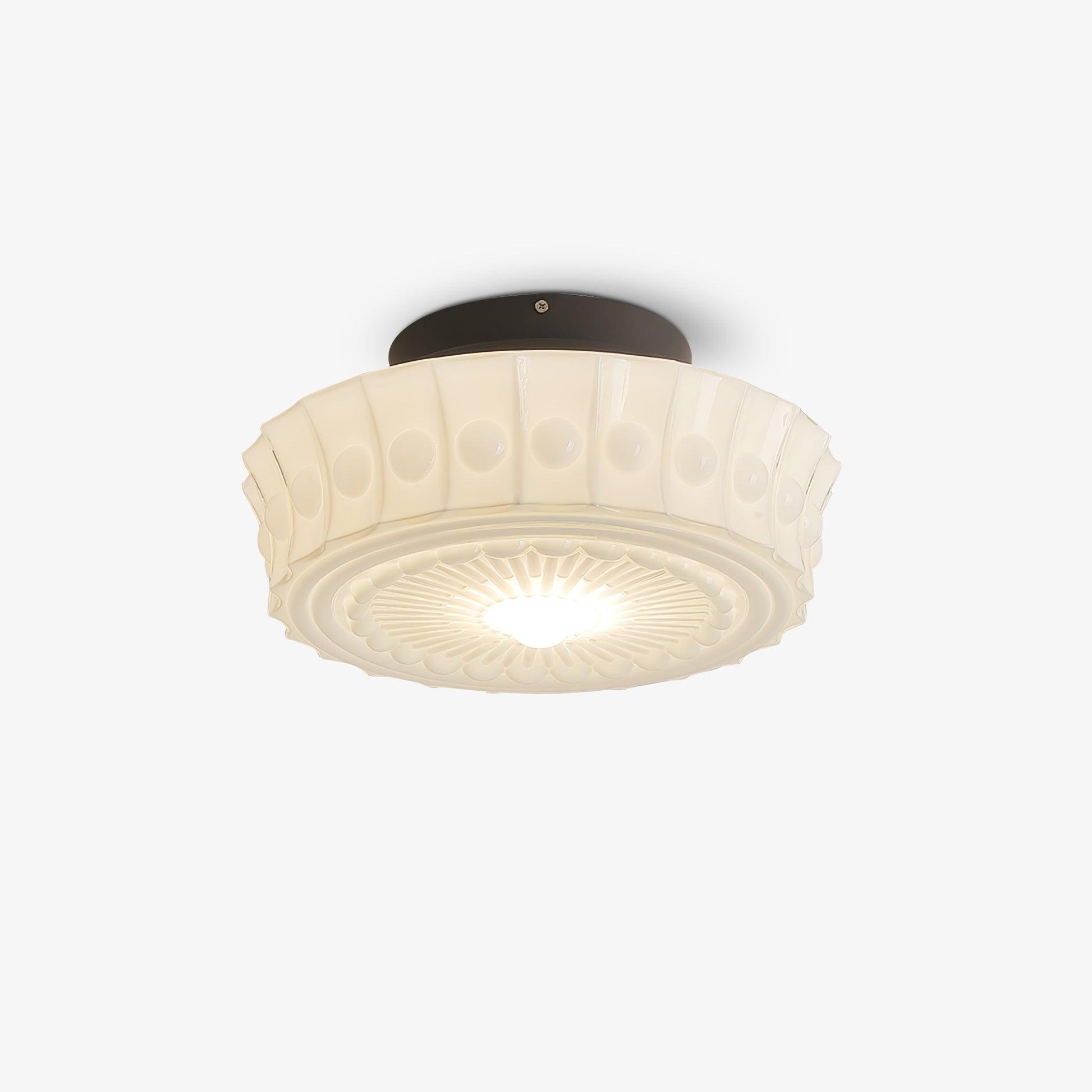 Elena Glass Ceiling Light - Lamp Copper