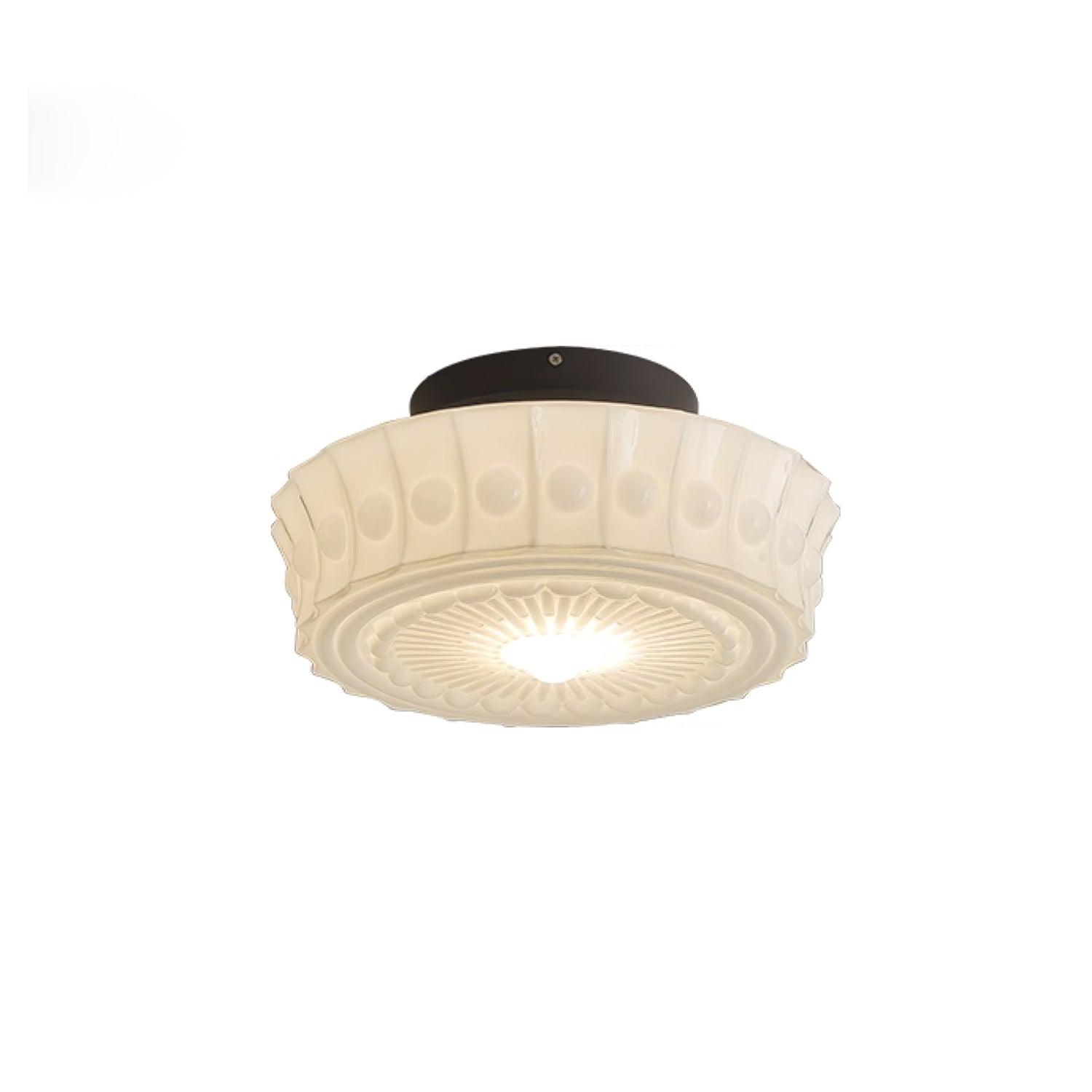 Elena Glass Ceiling Light - Lamp Copper