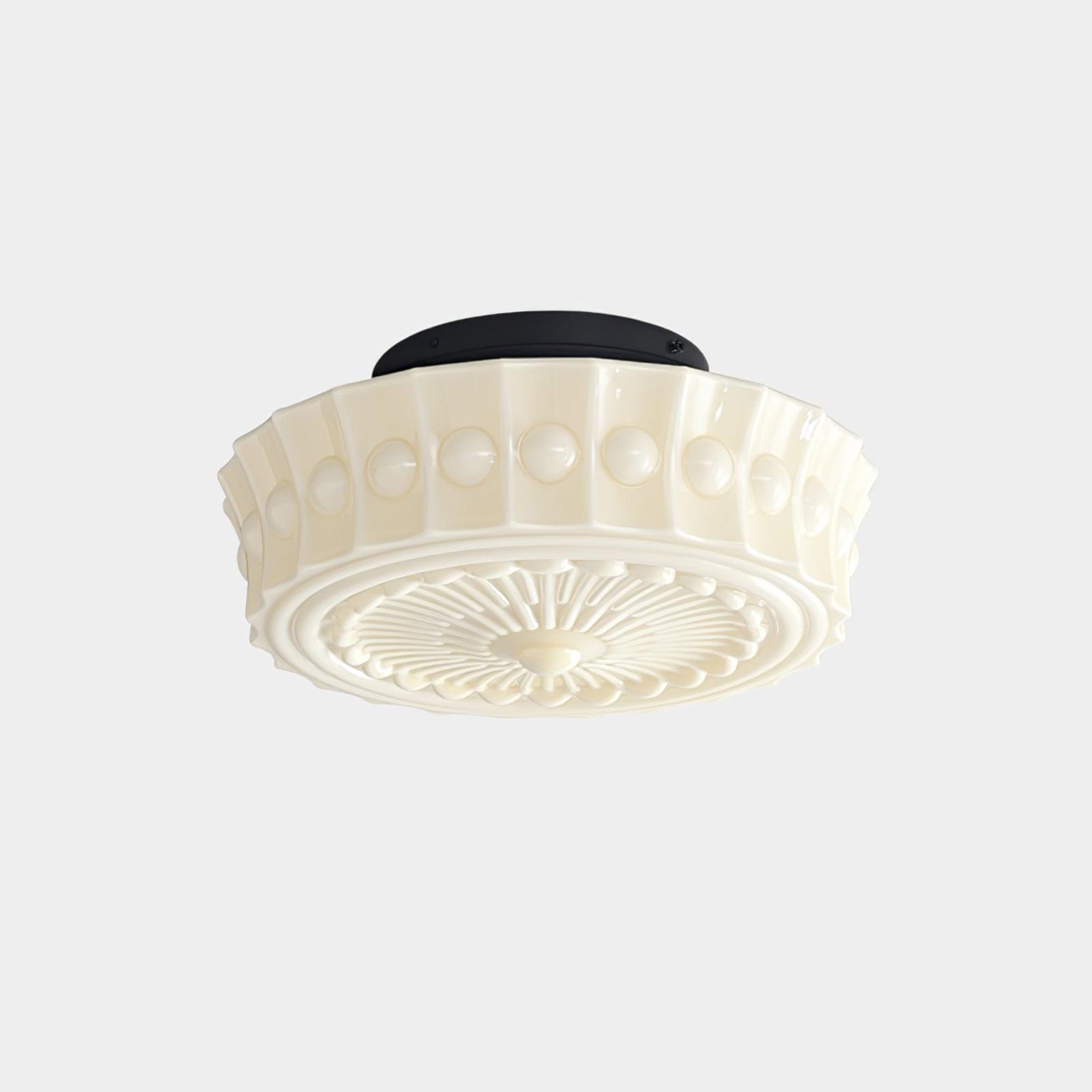 Elena Glass Ceiling Light - Lamp Copper