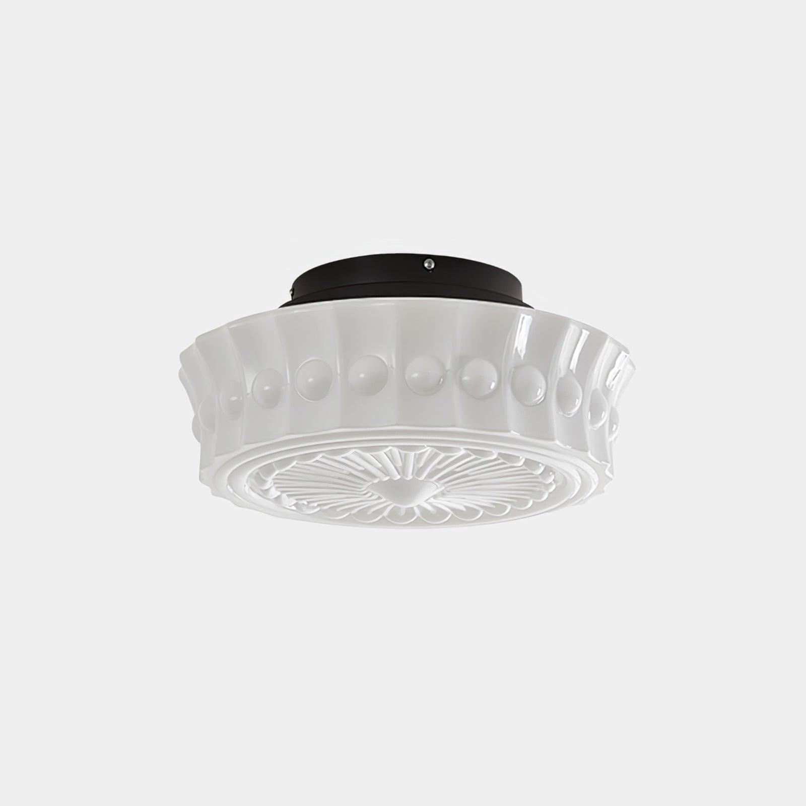 Elena Glass Ceiling Light - Lamp Copper