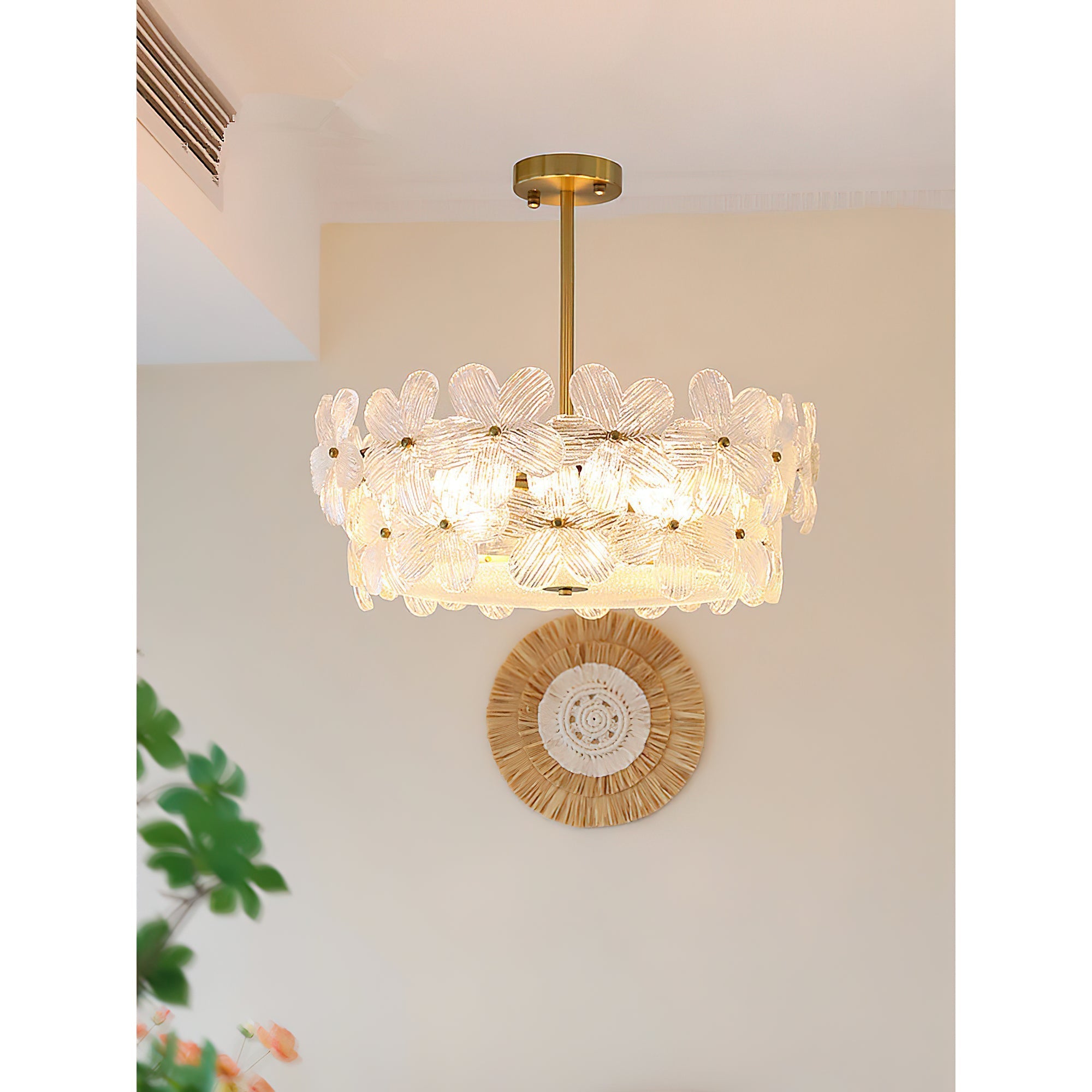 Kite Postmodern Luxury Art Unique Metal Glass Chandelier - Lamp Copper