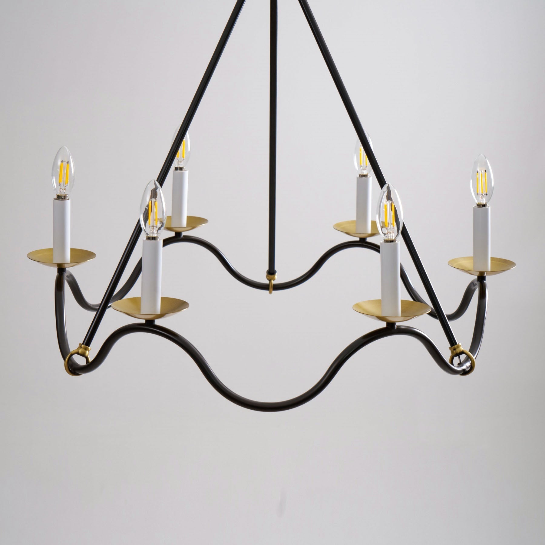 Shine Vintage Industrial Brass Metal Chandelier - Lamp Copper