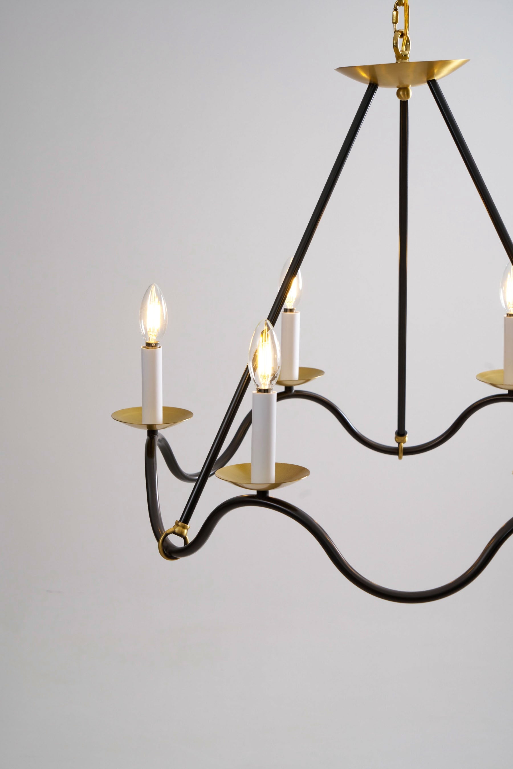 Shine Vintage Industrial Brass Metal Chandelier - Lamp Copper