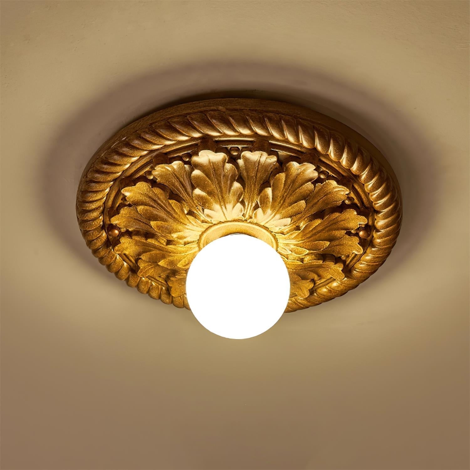 Cyrus Vintage Ceiling Light Farmhouse - Lamp Copper