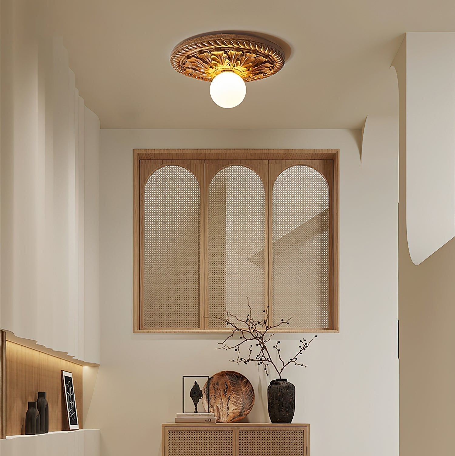 Cyrus Vintage Ceiling Light Farmhouse - Lamp Copper