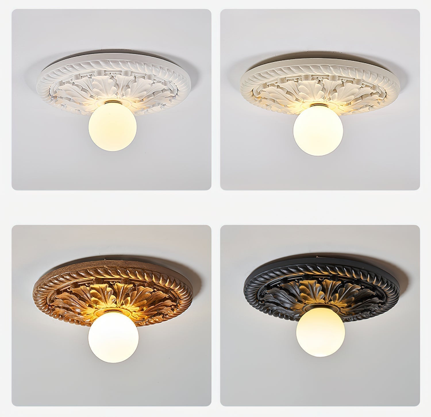 Cyrus Vintage Ceiling Light Farmhouse - Lamp Copper