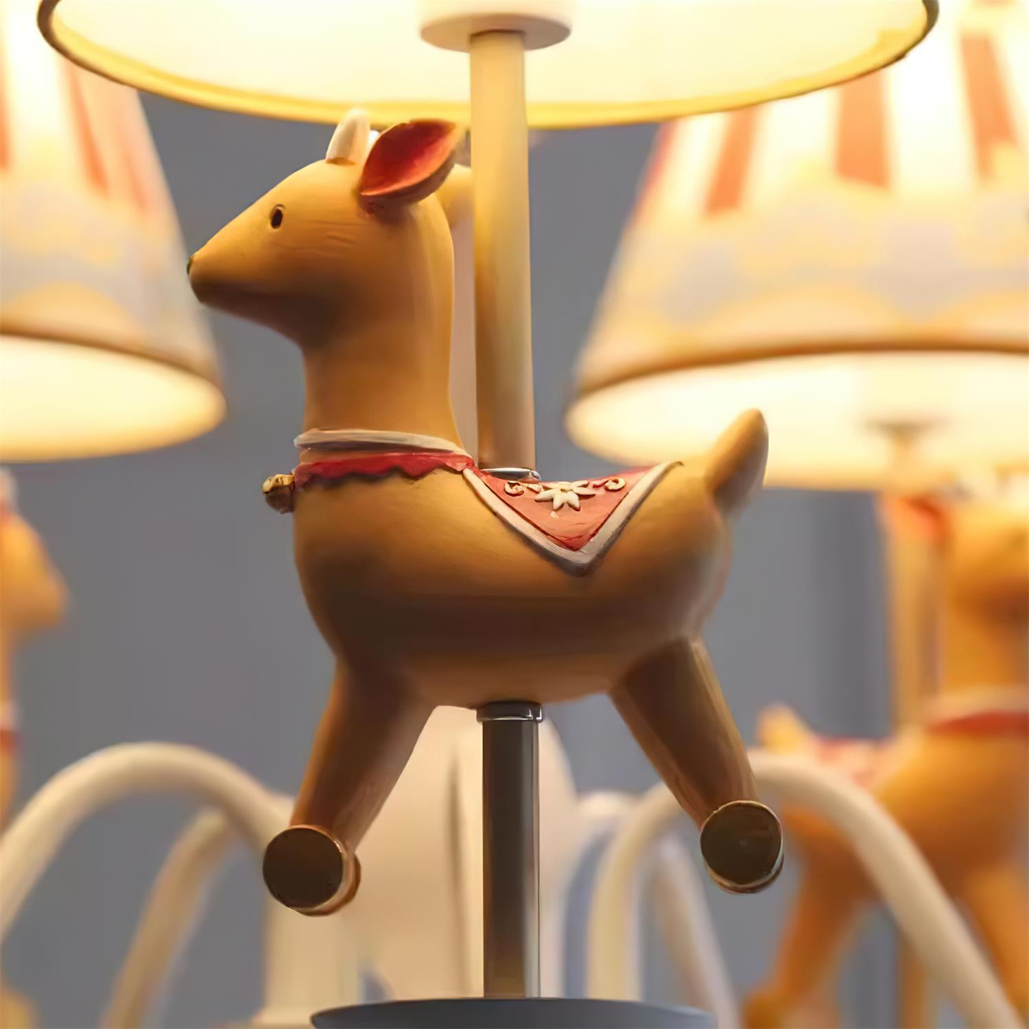 Delfio Carousel Chandelier - Lamp Copper