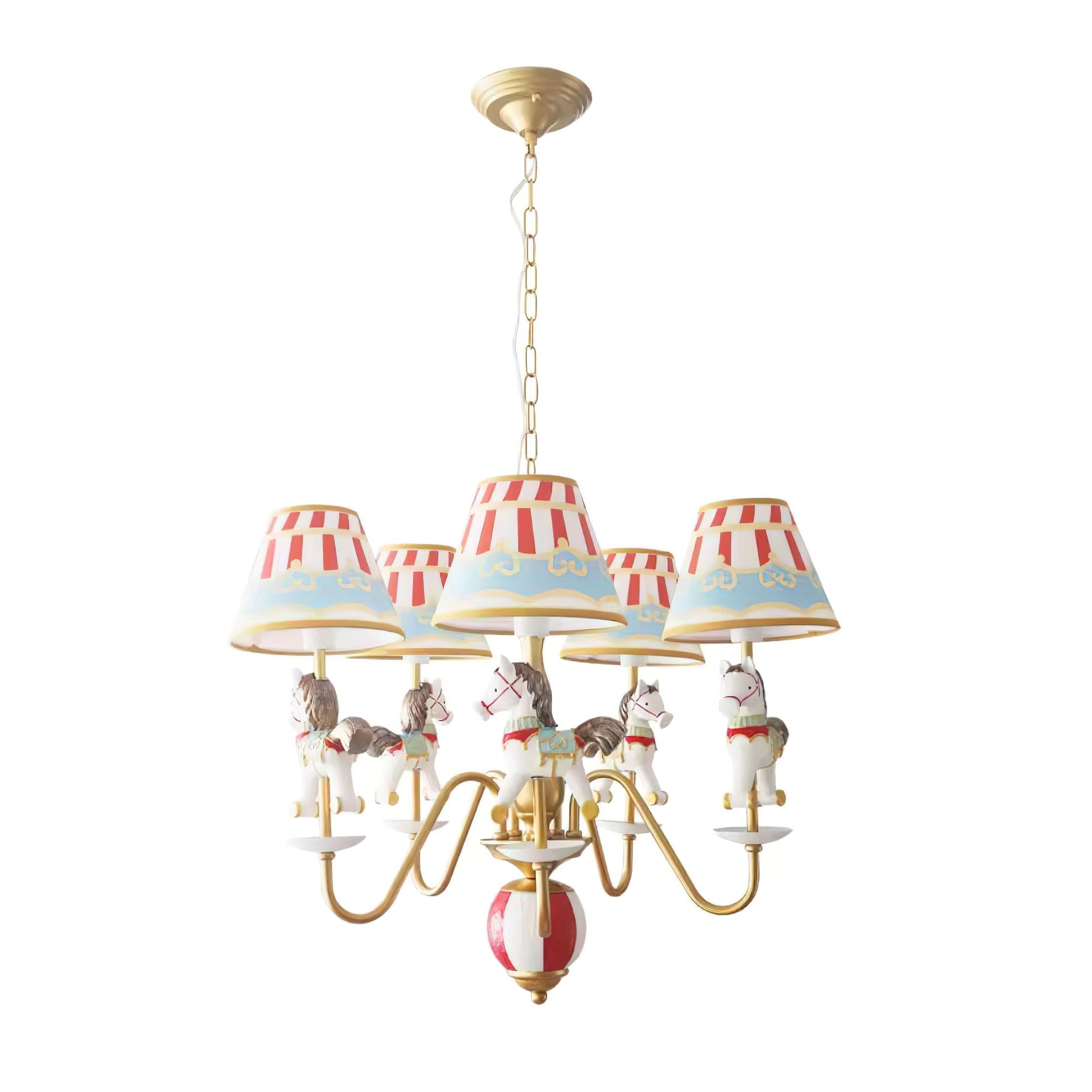 Delfio Carousel Chandelier - Lamp Copper