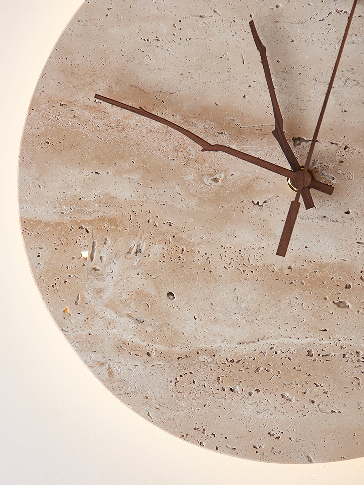 Volira Minimalist Travertine Wall Light - Lamp Copper