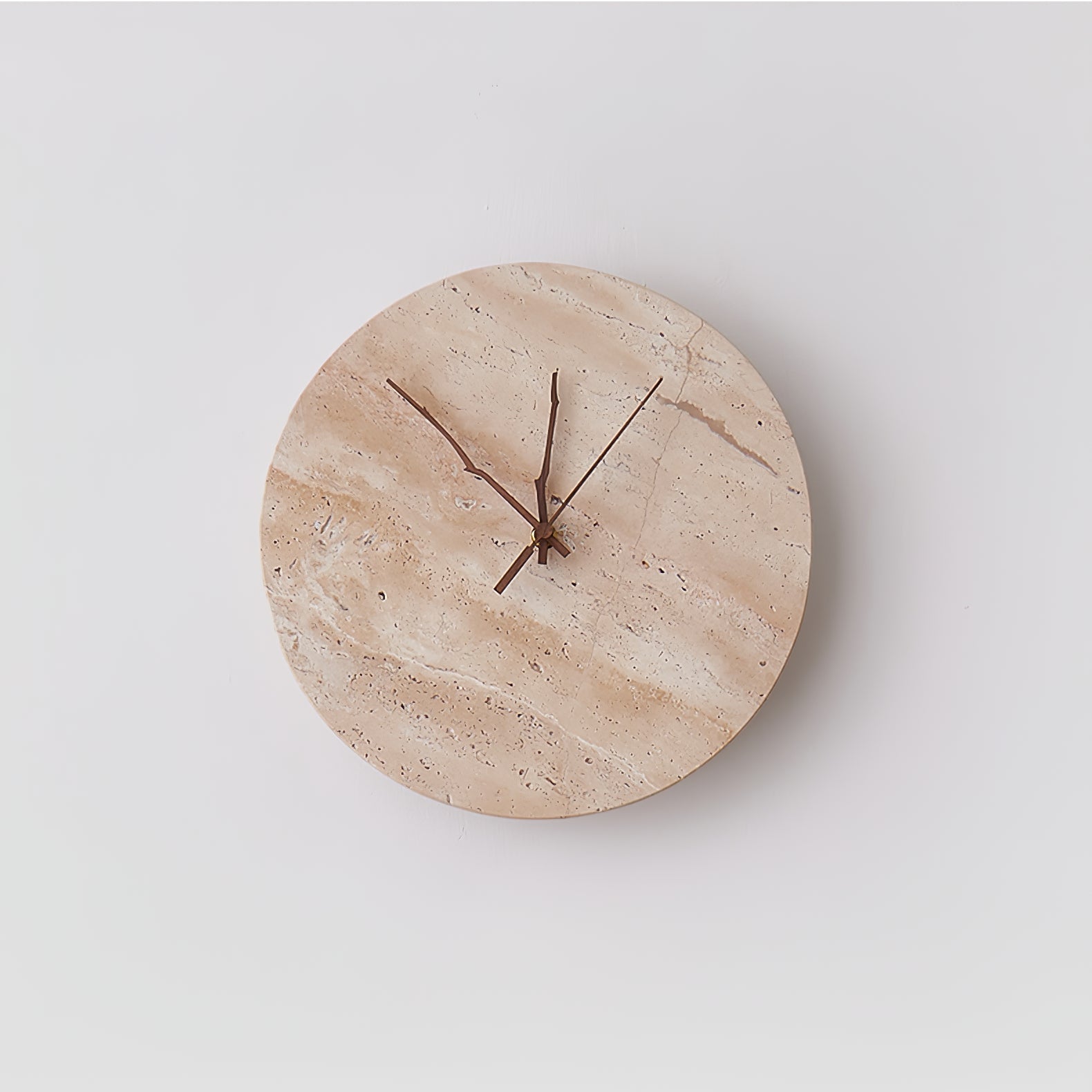 Volira Minimalist Travertine Wall Light - Lamp Copper