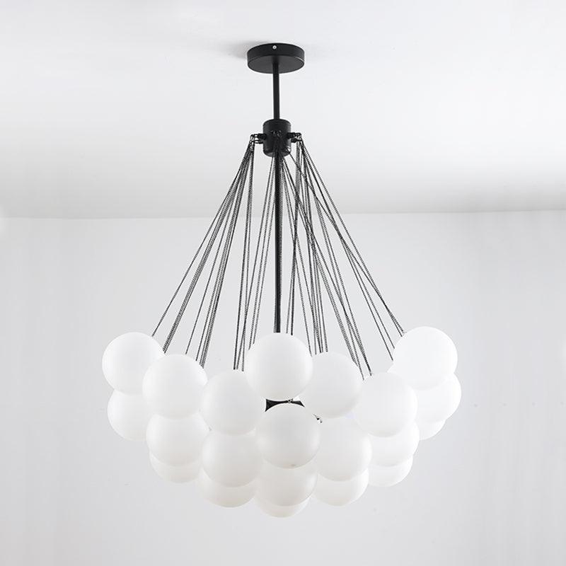 Fayne Glass Globe Pendant Light Bubble - Lamp Copper