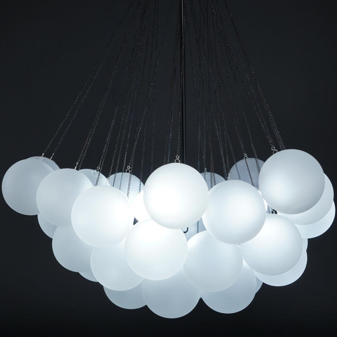 Fayne Glass Globe Pendant Light Bubble - Lamp Copper