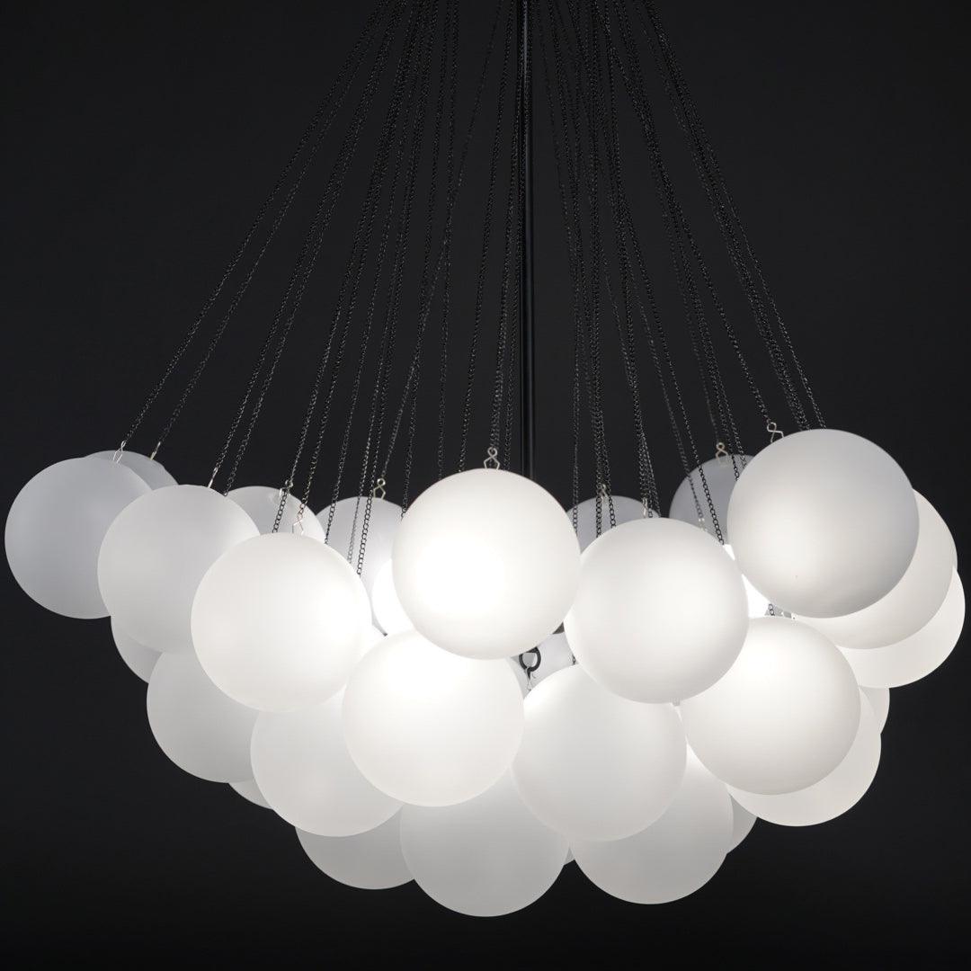Fayne Glass Globe Pendant Light Bubble - Lamp Copper