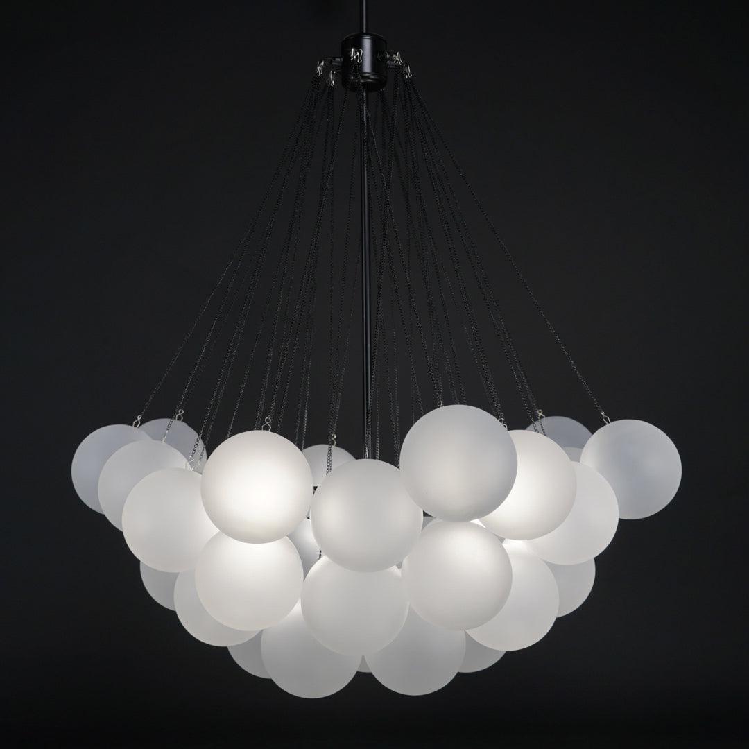 Fayne Glass Globe Pendant Light Bubble - Lamp Copper