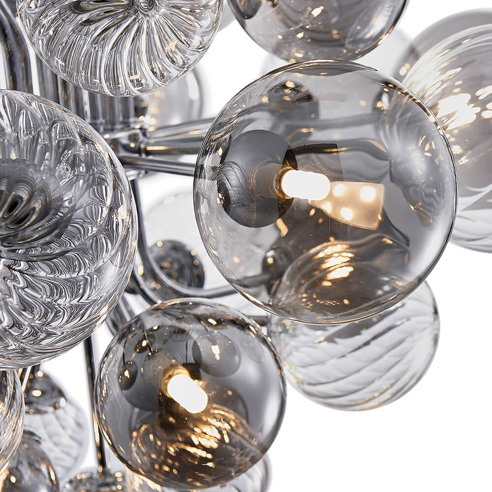 Virela Postmodern luxury Glass Chandelier - Lamp Copper