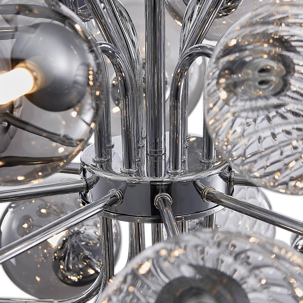 Virela Postmodern luxury Glass Chandelier - Lamp Copper