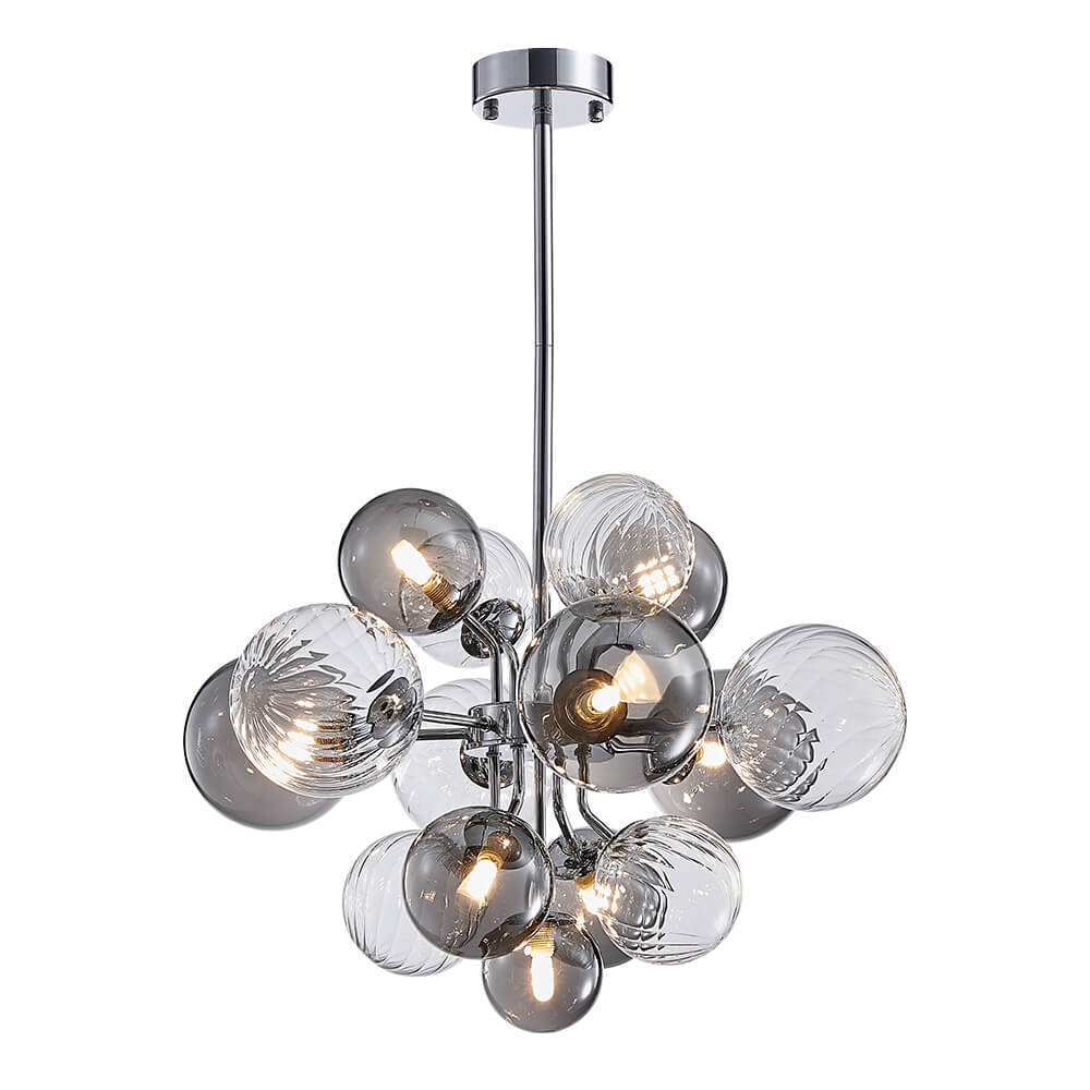Virela Postmodern luxury Glass Chandelier - Lamp Copper