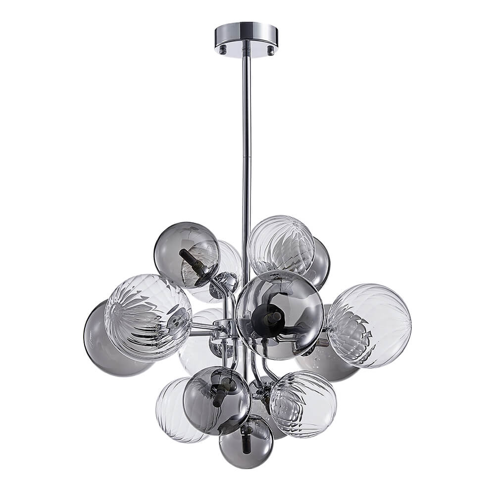 Virela Postmodern luxury Glass Chandelier - Lamp Copper