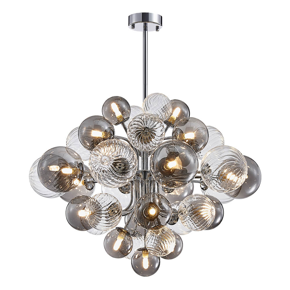 Virela Postmodern luxury Glass Chandelier - Lamp Copper
