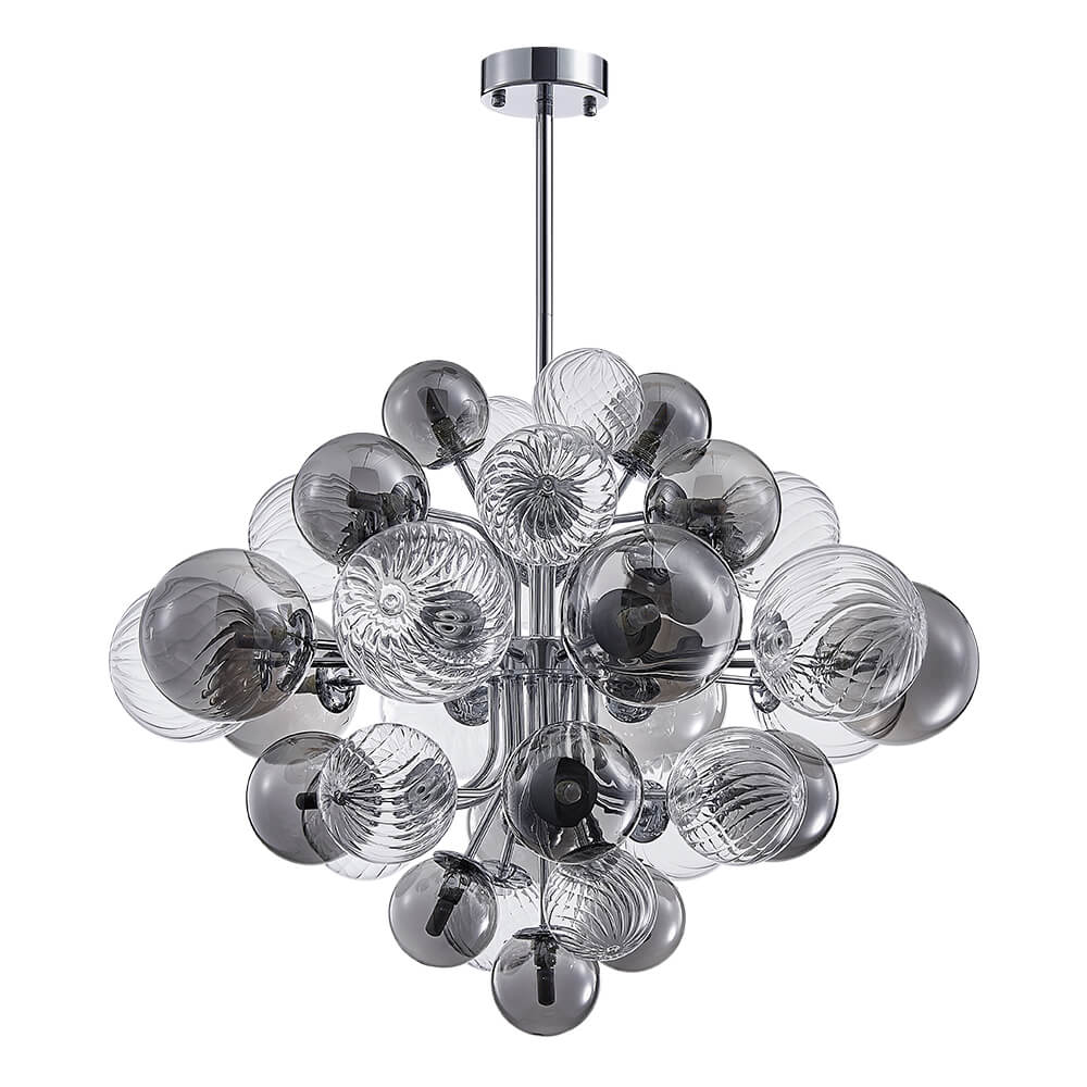 Virela Postmodern luxury Glass Chandelier - Lamp Copper