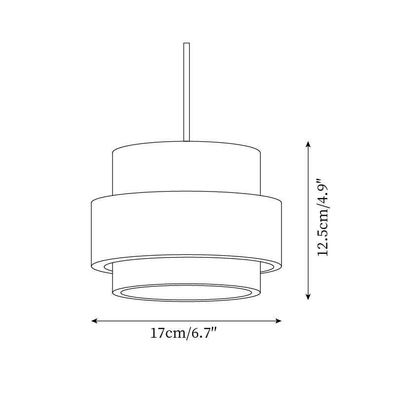 Perra Pendant Light Travertine - Lamp Copper