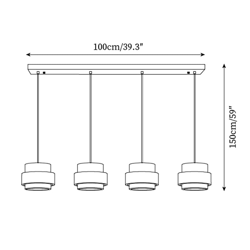 Ritta Pendant Light Travertine - Lamp Copper