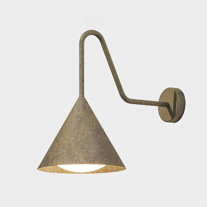 Whorl Vintage Industrial Metal Acrylic Wall Lamp - Lamp Copper