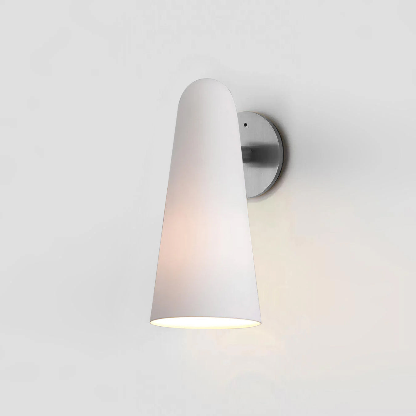 Yoke Modern Minimalist Metal Glass Wall Lamp - Lamp Copper