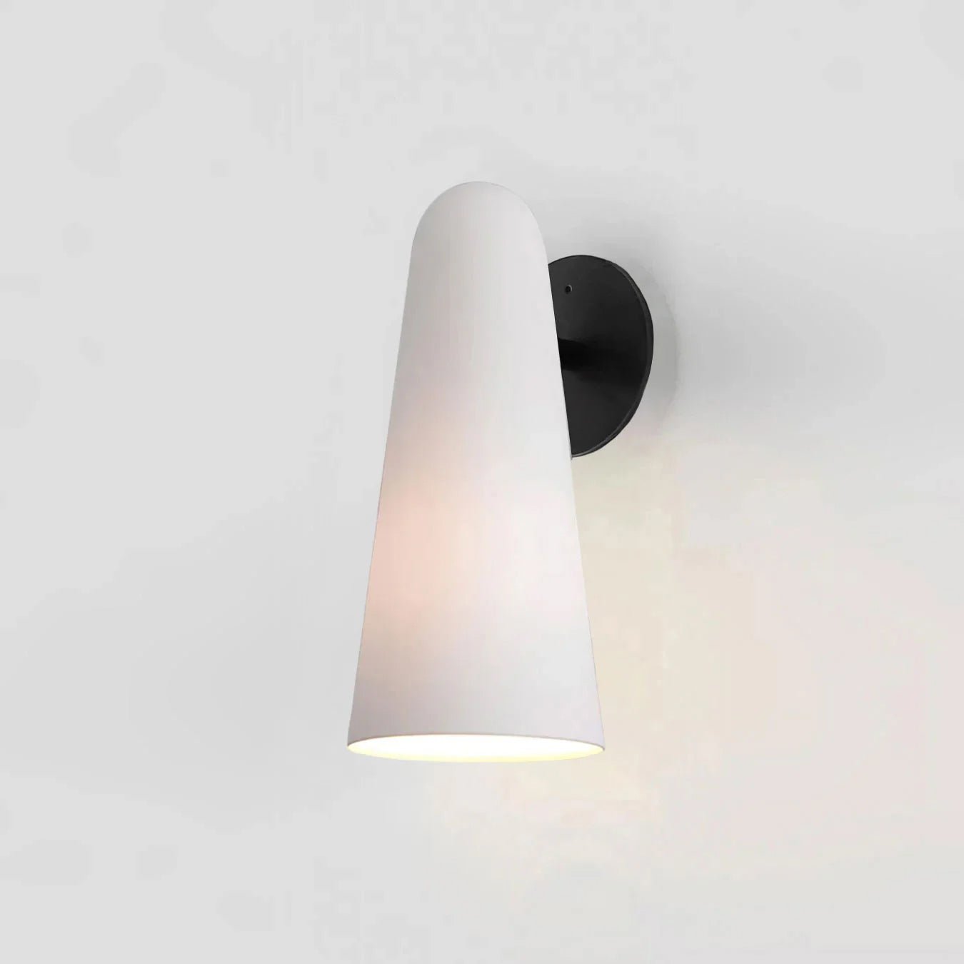 Yoke Modern Minimalist Metal Glass Wall Lamp - Lamp Copper