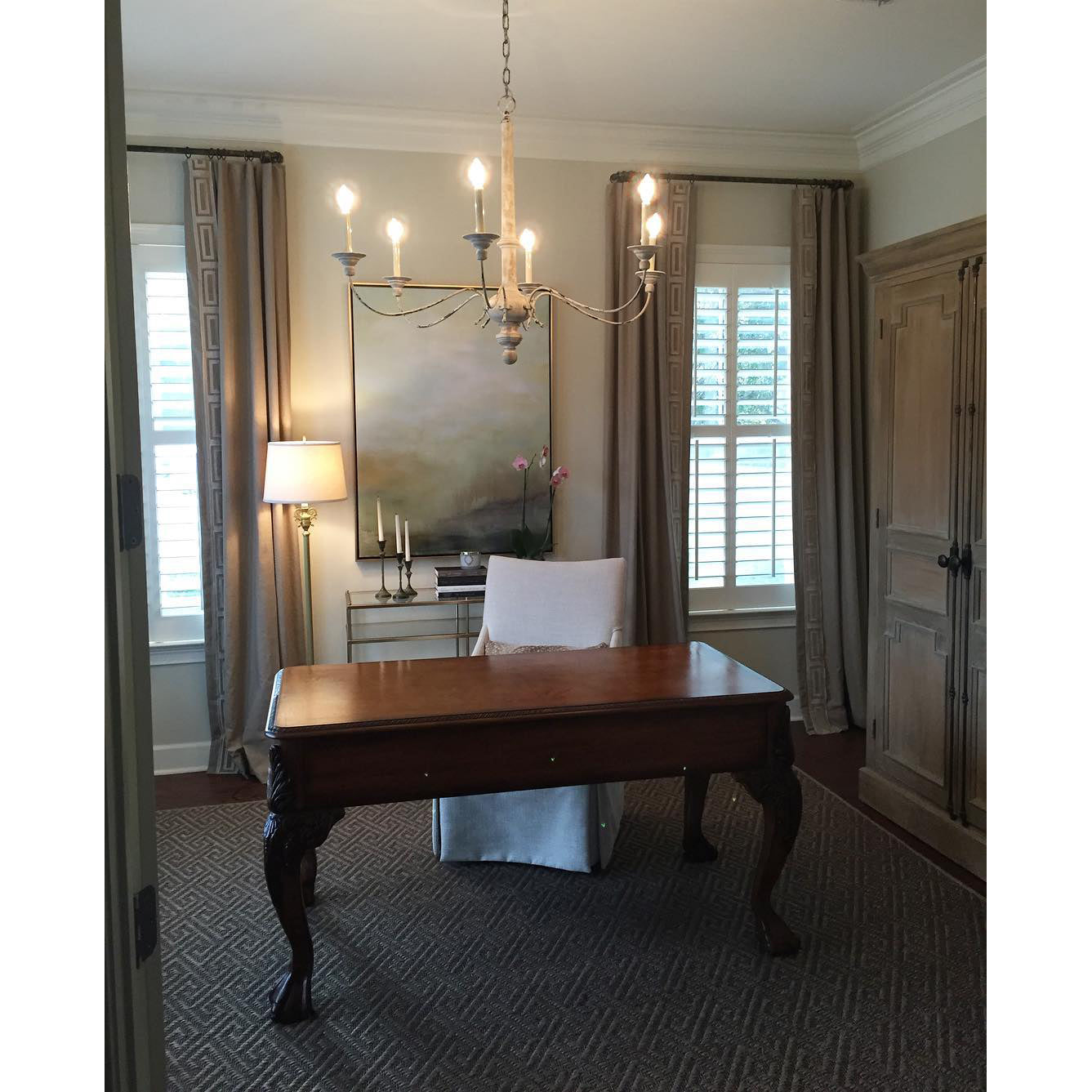 Zoliria Postmodern Luxury Old White Metal Chandelier - Lamp Copper