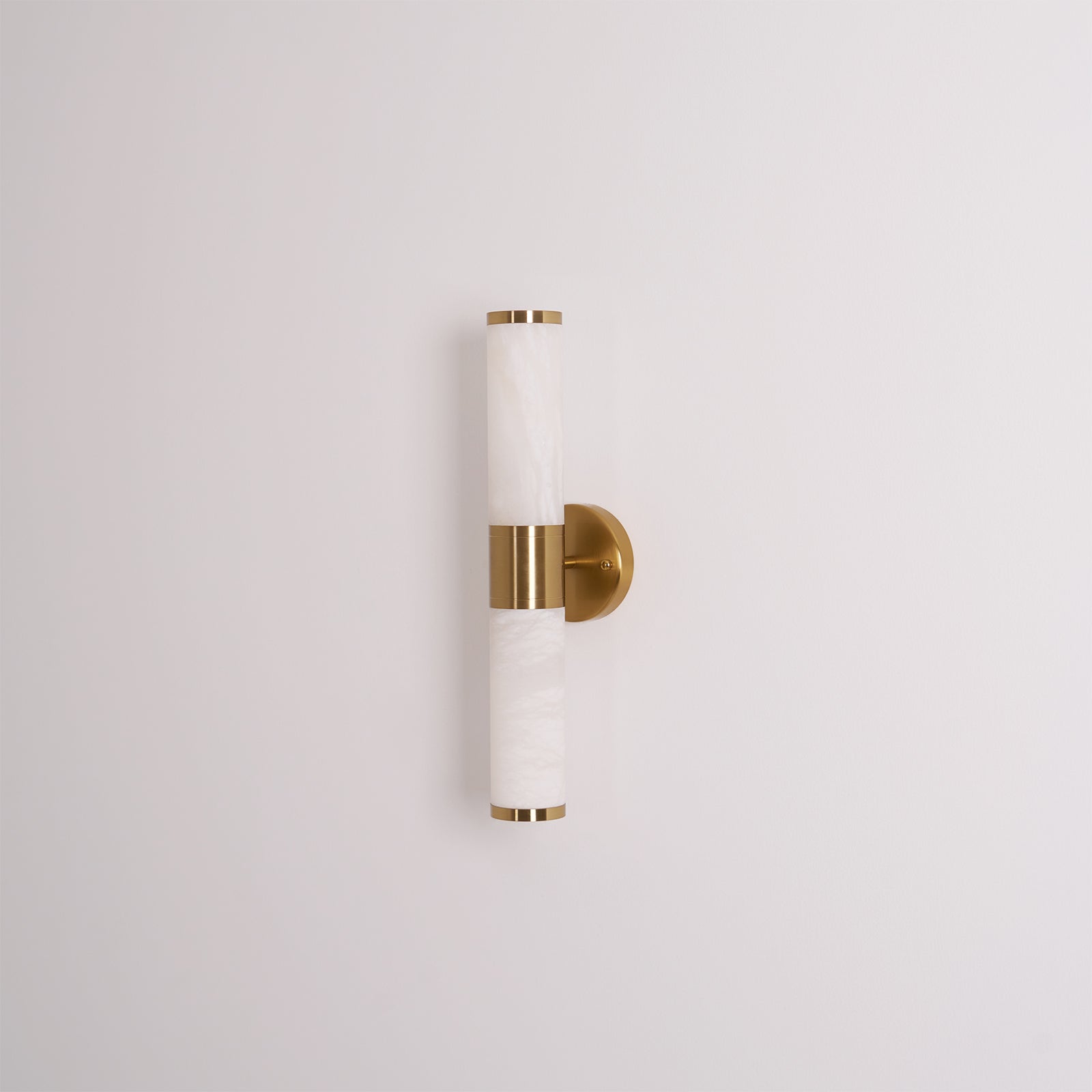 Kaia Minimalist Alabaster Wall Lamp - Lamp Copper