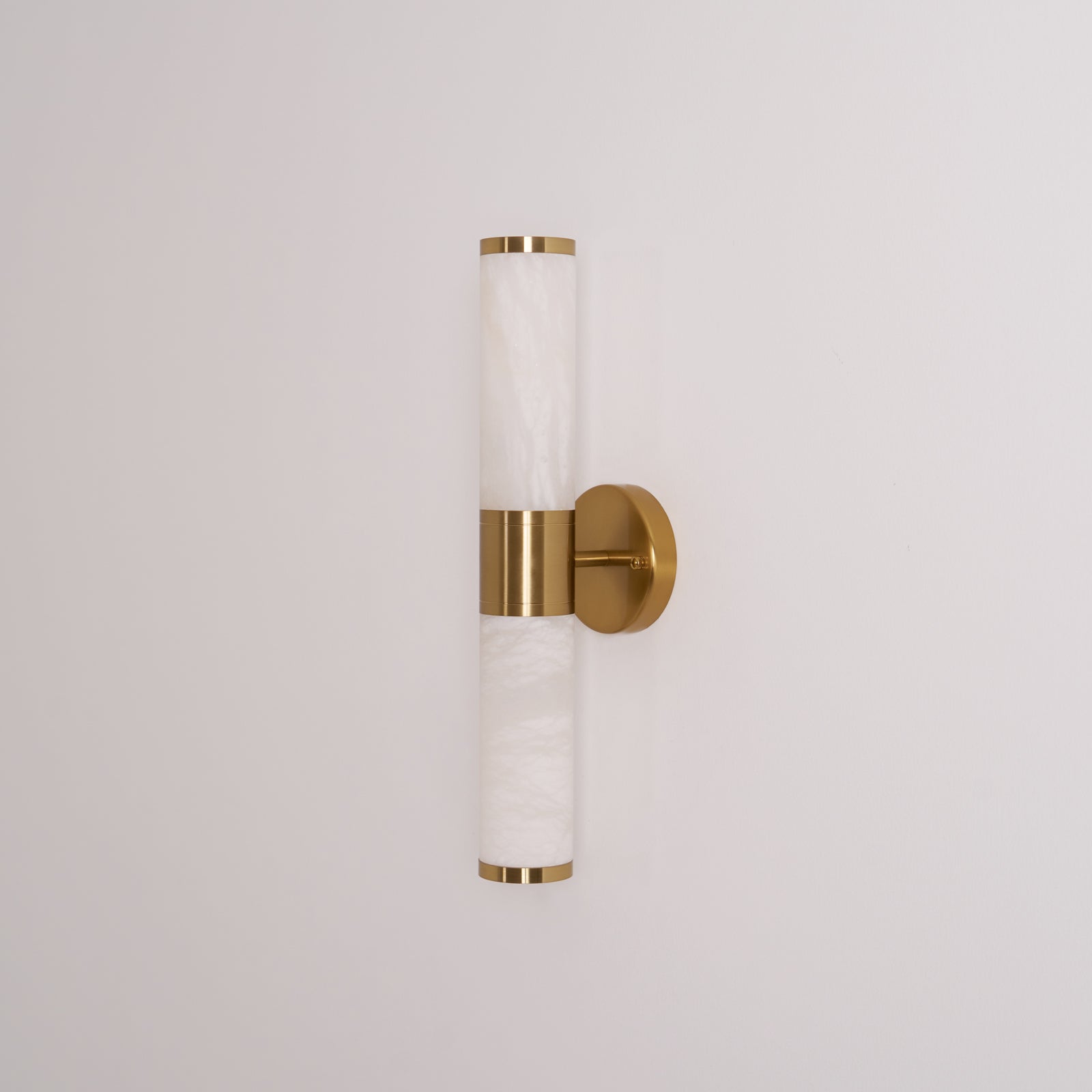 Kaia Minimalist Alabaster Wall Lamp - Lamp Copper